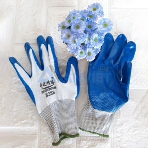 Găng Tay Sợi Phủ Sơn Xanh 388 T133